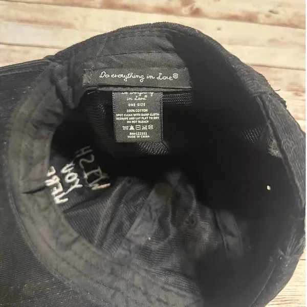 Do Everything In Love "Wish You Were Beer" Corduroy Baseball Cap One-Size Black Novelty Funny Hat - Image 7