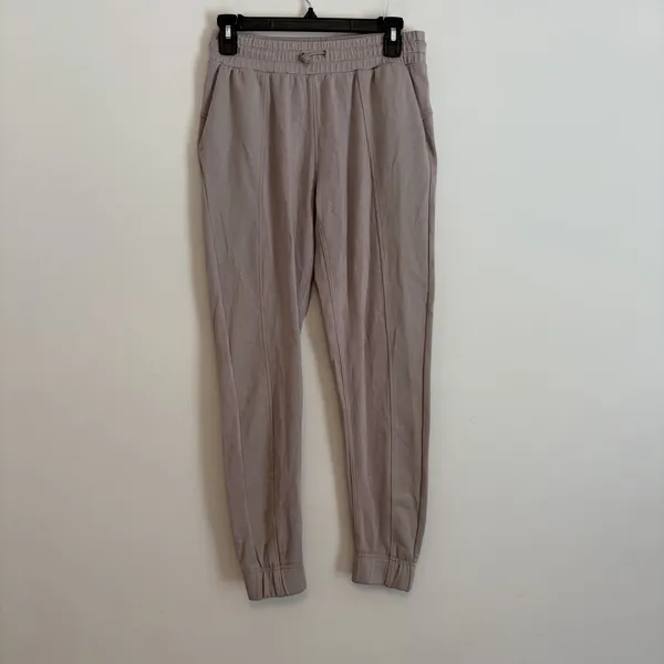 Danskin XS Tan‎ Two Piece Travel Lounge Scuba Collar Jacket Joggers Athleisure - Image 6