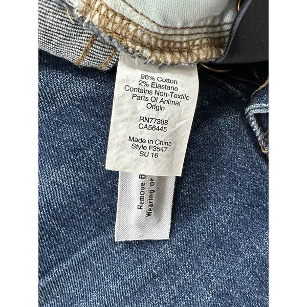 Madewell Flea Market Flares High Rise Button‎ Fly Raw Hem Jeans 25 Boho Summer - Image 8