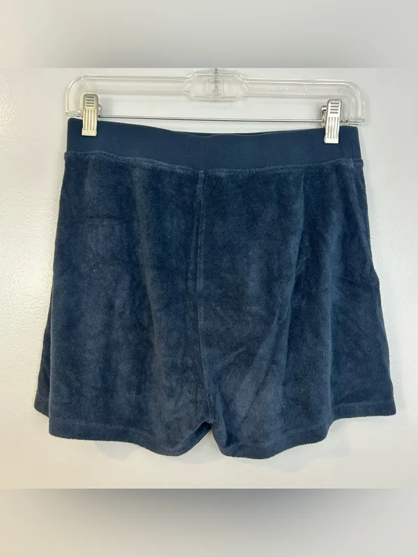 KULE The Terry Venus Shorts Dark Navy Blue Terrycloth Shorts Size Small - Image 9