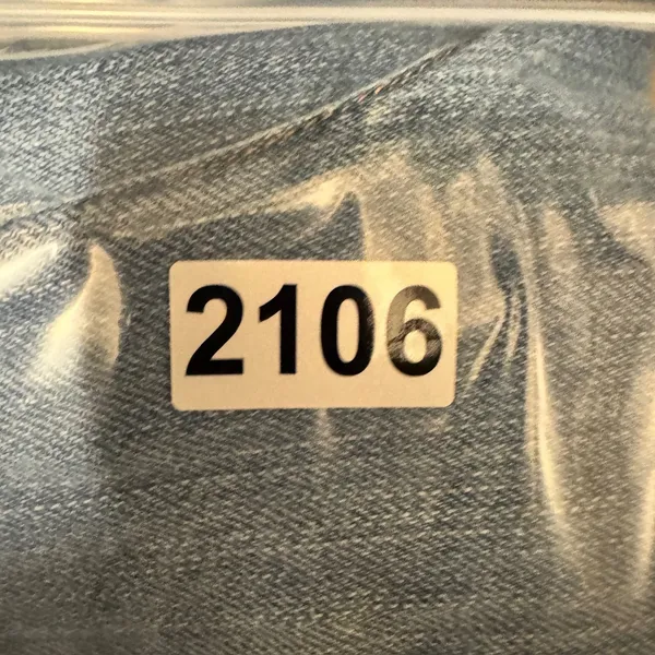 2106 | Zara High Waist Wide Leg Light Wash Denim Jeans Blue Womens 10 - Image 10
