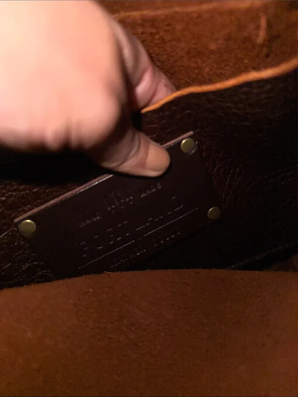 Portland Leather Tote Bag in Dark Brown - Classic Everyday Carry - Image 4