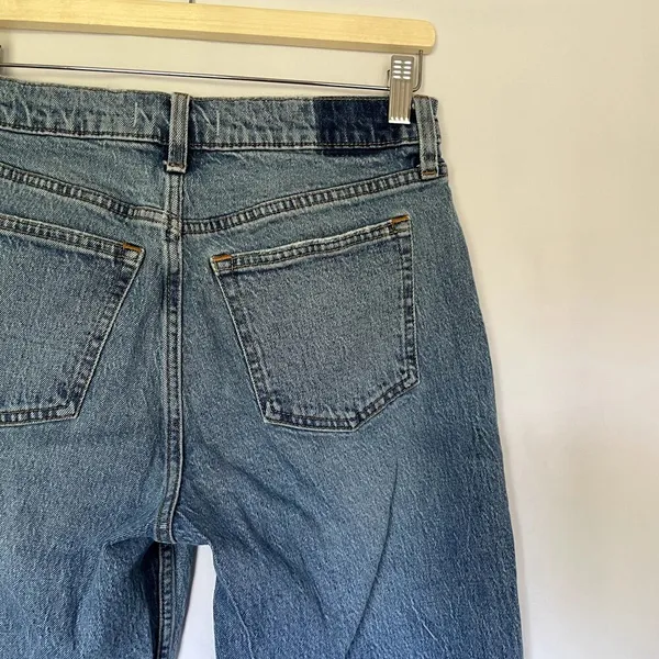 Abercrombie‎ & Fitch medium wash the baggy low rise women's size 25 curve love - Image 6