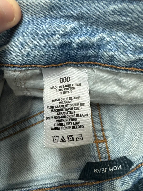 Aeropostale Distressed Mom Jeans Size 000 - Image 7