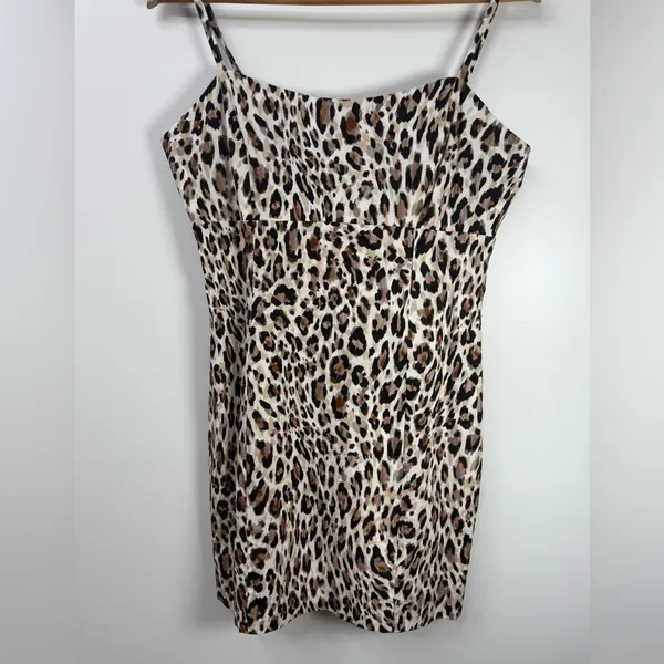 NWT Avec Les Filles Animal Print Mini Summer Dress size 12 - Image 5