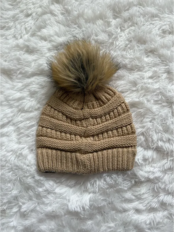 C.C. Beanie with Pom - Image 3