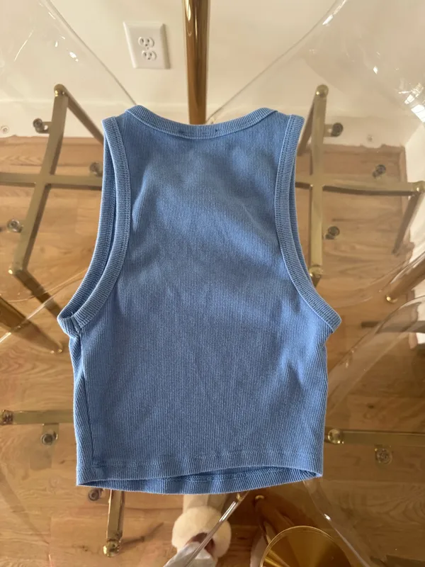 ZARA Tank Top High Neck Cropped - Image 2