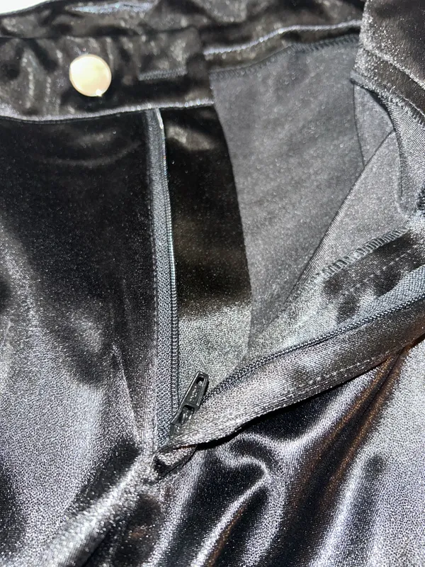 NWOT Reign Set Black Halter Top and Pants - Image 9