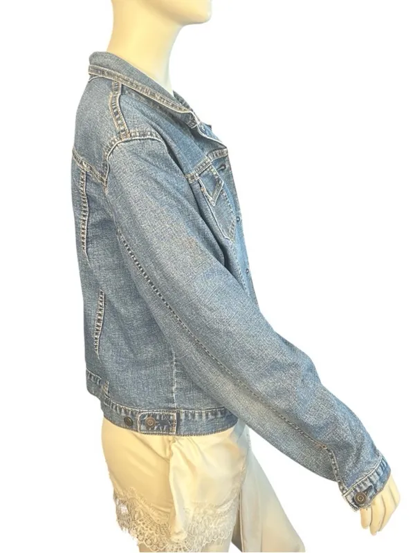 Levi’s Strauss Signature Vintage Denim Jacket Blue Size XL (16-18) EUC - Image 2