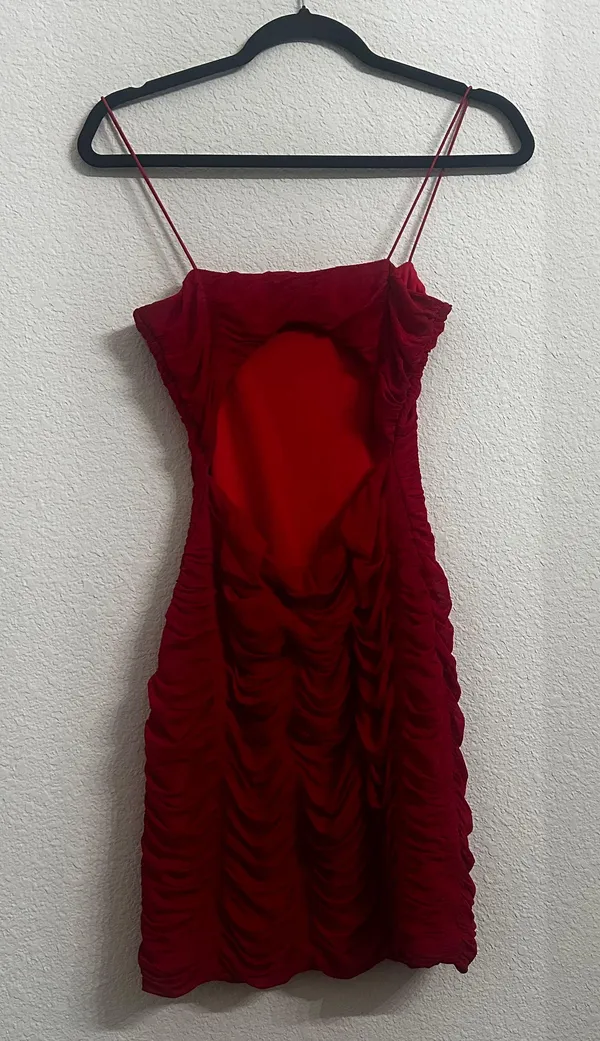 Apricot Lane Red Dress - Image 2
