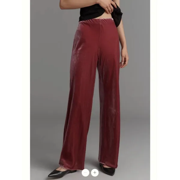 Anthropologie Tilda Velvet Pants - Image 2