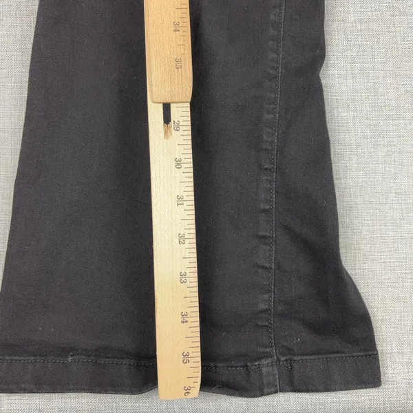 Noisy May Sallie Jeans Womens 34x32 Black Dark Wash High Rise Flare Denim - Image 4
