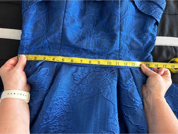 Rachel Allan Royal Blue Prom Dress - Image 6