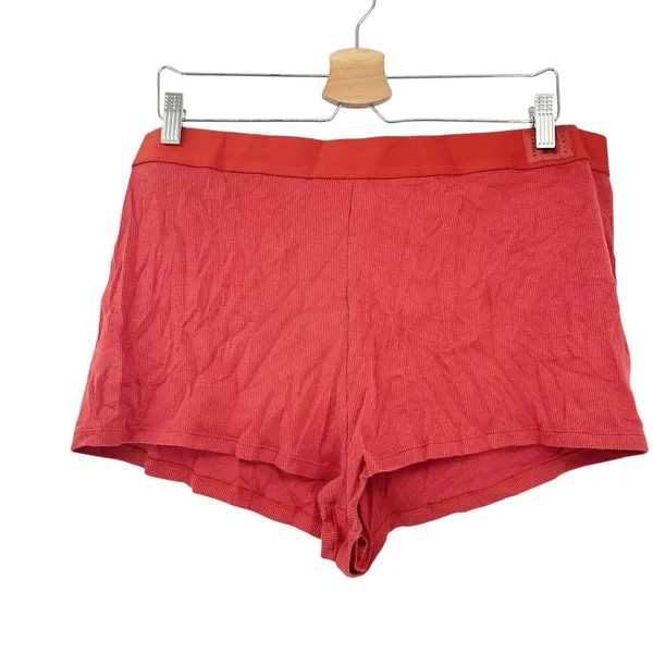 Savage x Fenty‎ Womens Lounge Sexy Rib Essentials Boy Shorts Size 4X Red Chili - Image 3