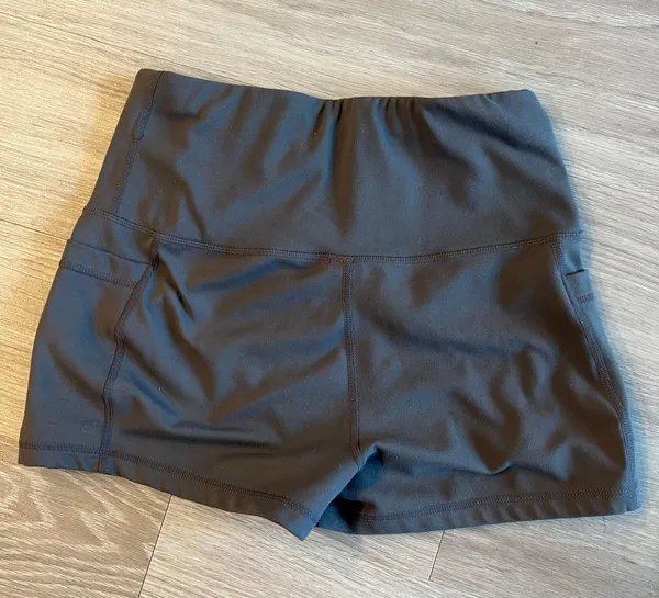 Spandex Shorts Gray Size M - Image 2