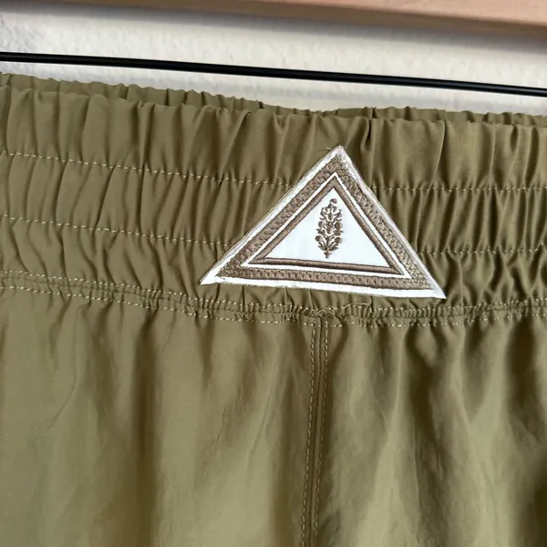 Free People Movement Next Round Green Shorts - Image 4
