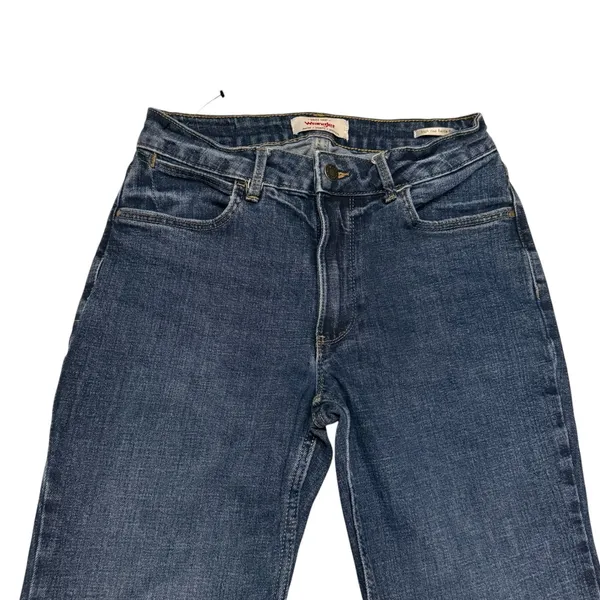 Wrangler High Rise Fierce Flare Jeans Western Cowgirl Denim Rodeo Retro Size 2‎ - Image 4