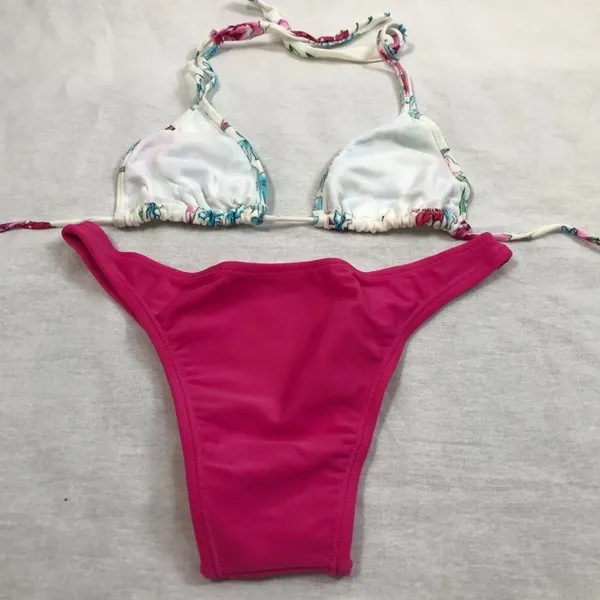 Recco Brazilian bright floral print bikini - Image 4
