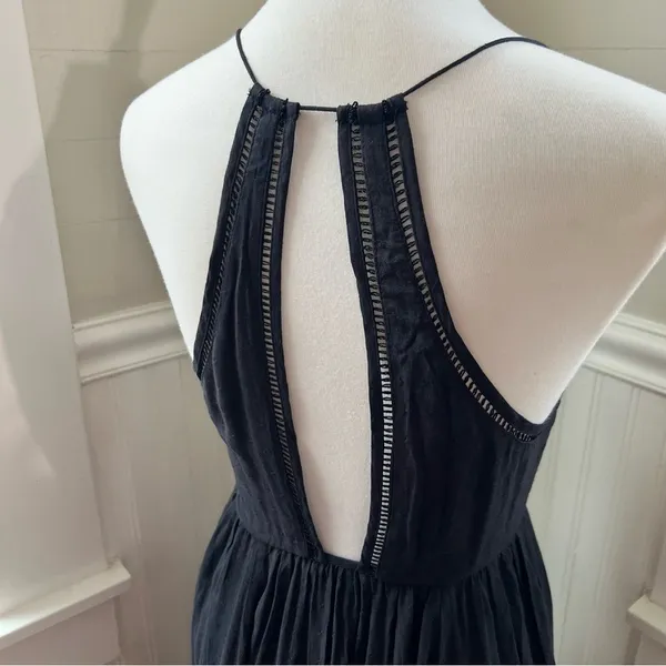 Urban Outfitters Cooperative Black Midi Flowy Dress Size 2 - Image 5