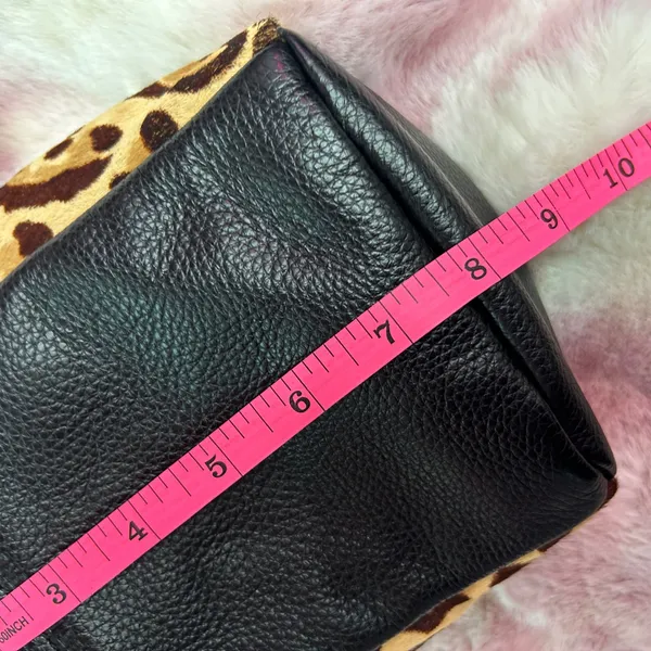 Aimee‎ Kestenberg Leopard Calf Hair Leather Crossbody Bag Mini Backpack NWOT - Image 7