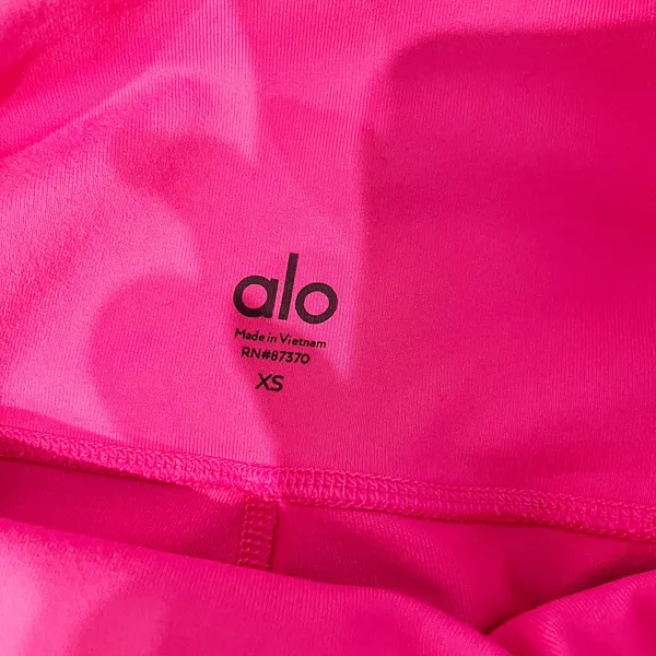 Alo 7/8 High Waist Airlift Leggings in Summer Crush Pink XS - Image 3