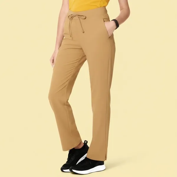 Mandala‎ Ochre High Waist Cargo Petite Scrub Pants Womens Size Medium NWT - Image 2