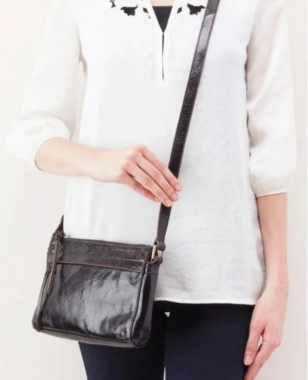 Hobo International Tobey Crossbody bag glazed leather. - Image 2