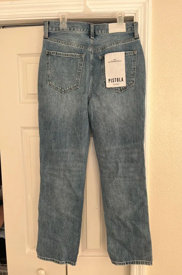 Pistola Eden High Rise Mom Jean- New - Image 4