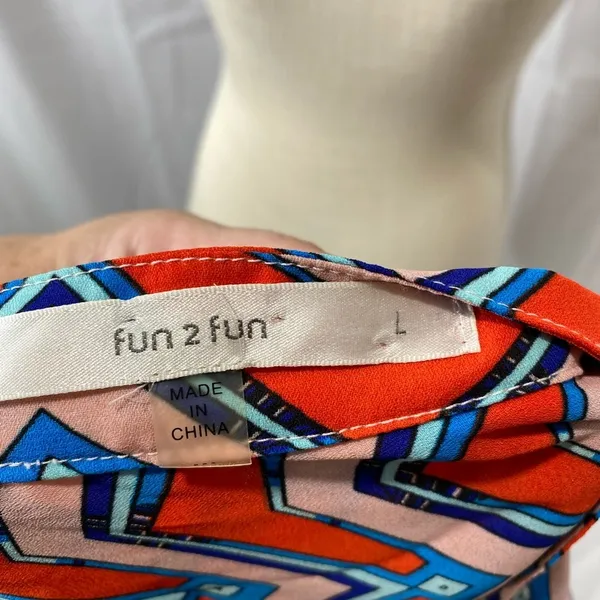 Fun 2 Fun semi sheer button down - Image 4