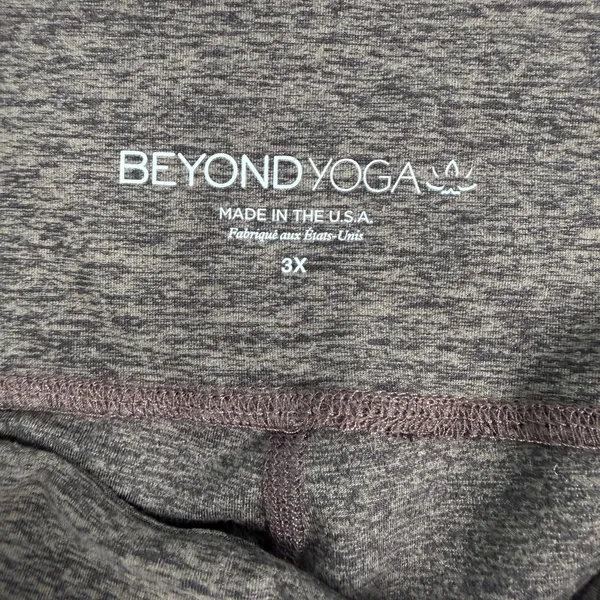 Beyond Yoga Size-3X Womens Brown Spacedye High‎ Waisted Midi Legging - Image 3