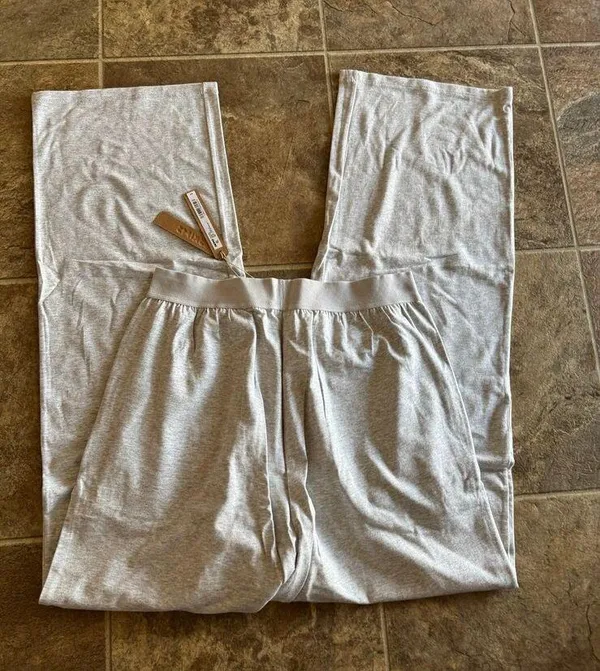 Boyfriend Loose Pant Size Medium Light Heather Grey - Image 7