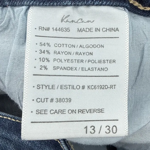 KanCan High‎ Rise Exposed Button Fly Distressed Skinny Jeans KC6192D-RT 13/30 - Image 7