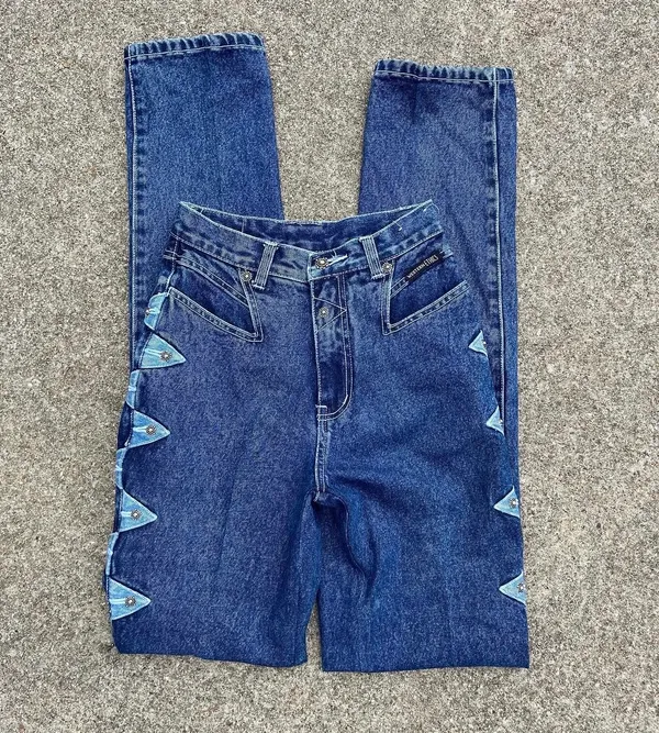 Western Ethics Matching Denim Set Blue Size M - Image 2