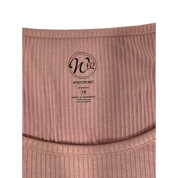 Westport 1962 Women's Soft Pink Long Sleeve Soft Blouse - Image 3
