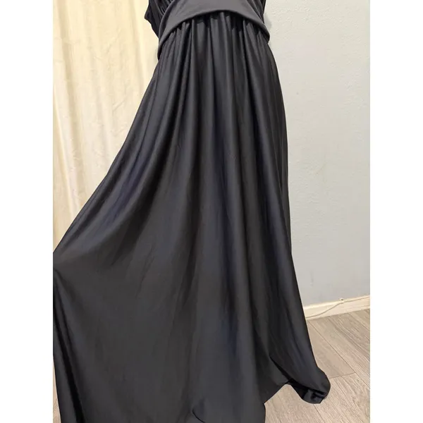 KOH KOH Black Maxi Dress 2X Sleeveless Wrap V-Neck Plus Formal Gown Wedding‎ - Image 10