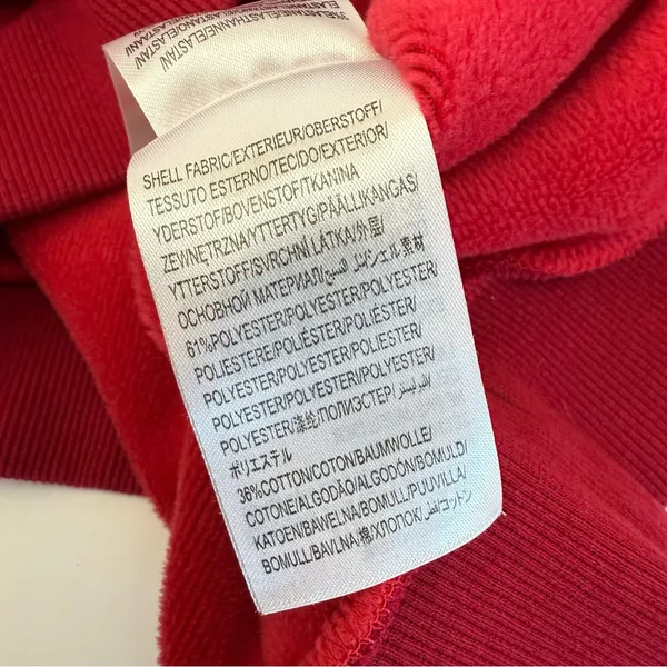 Farm Rio X Anthropologie Warm Welcome Sweatdress Sweatshirt Dress Burgundy Red - Image 15