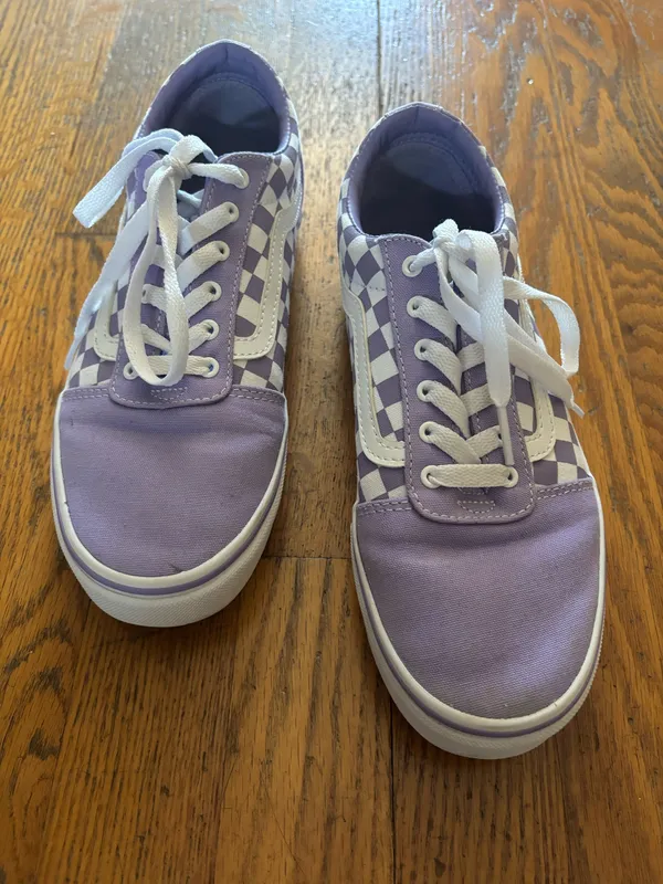 Vans Purple and White Checkered - Image 5