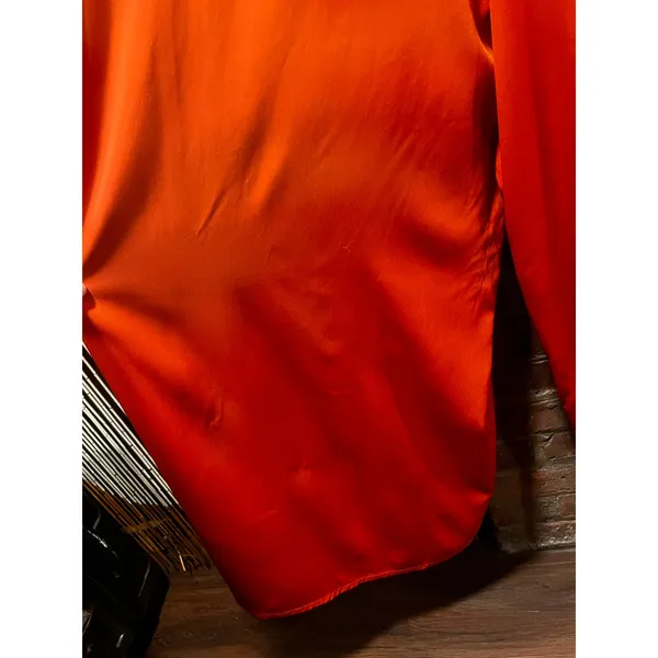 ASOS DESIGN Orange Boho Wide Leg Strappy Jumpsuit Size 12 Vacation Festival - Image 5