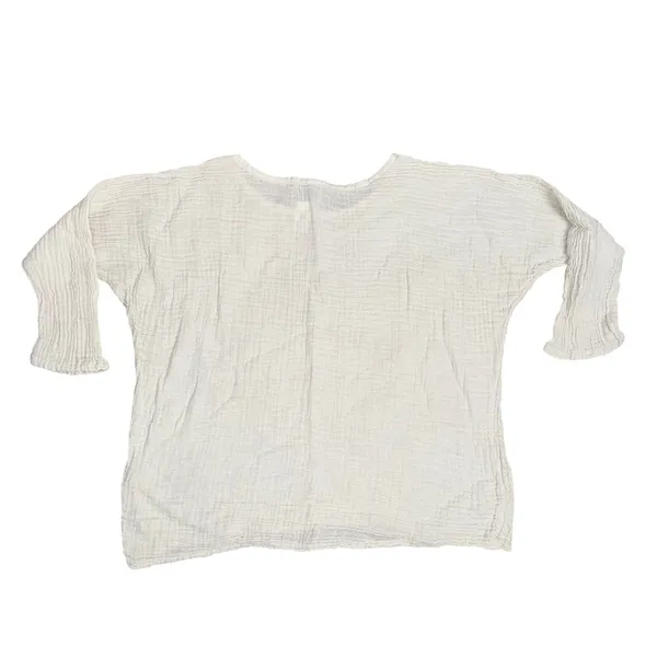 Prairie Underground Gauze Top Womens XS White Excellent Cotton Dolman Sleeve - Image 4