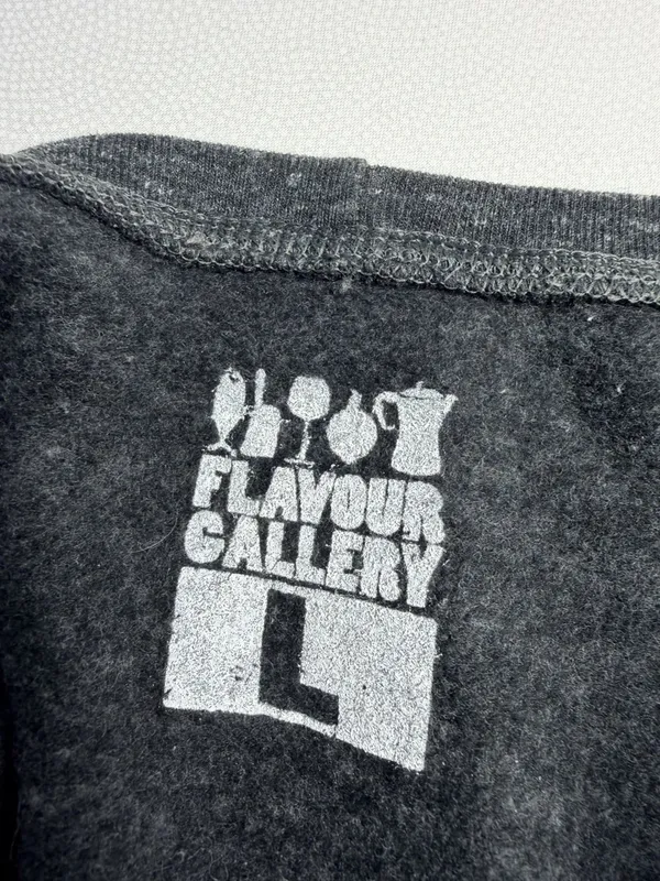 Flavour Gallery Pebble Beach Food & Wine Womens L Gray Graphic Sweatshirt - Image 5
