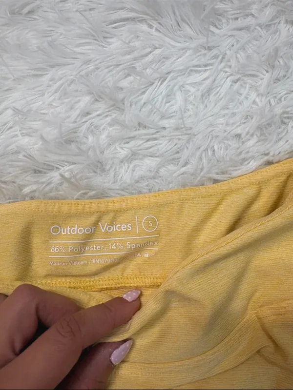 Outdoor Voices Yellow Skort - Women's Active Skirt - Image 2