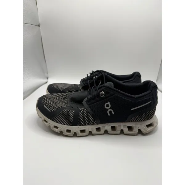 On Cloud‎ Womens Running Shoes Black White Mesh Low Top Sneakers 79.98846 Size 6 - Image 2