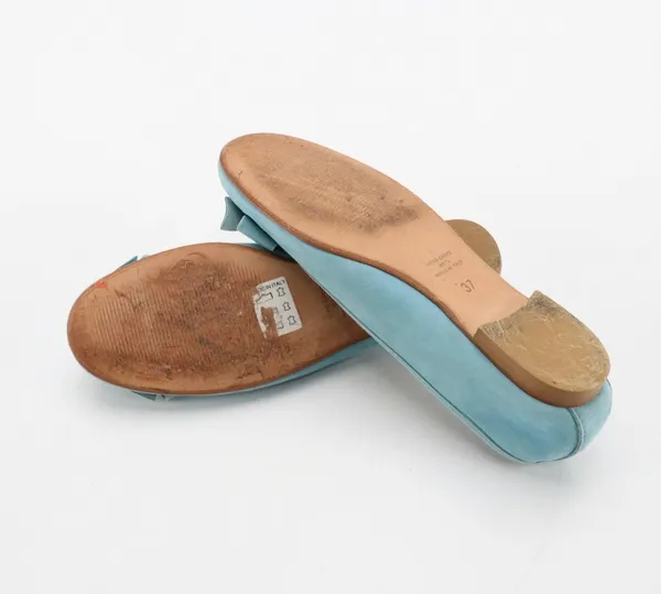 Alberto la Torre blue suede ballet flats size 37 - Image 8