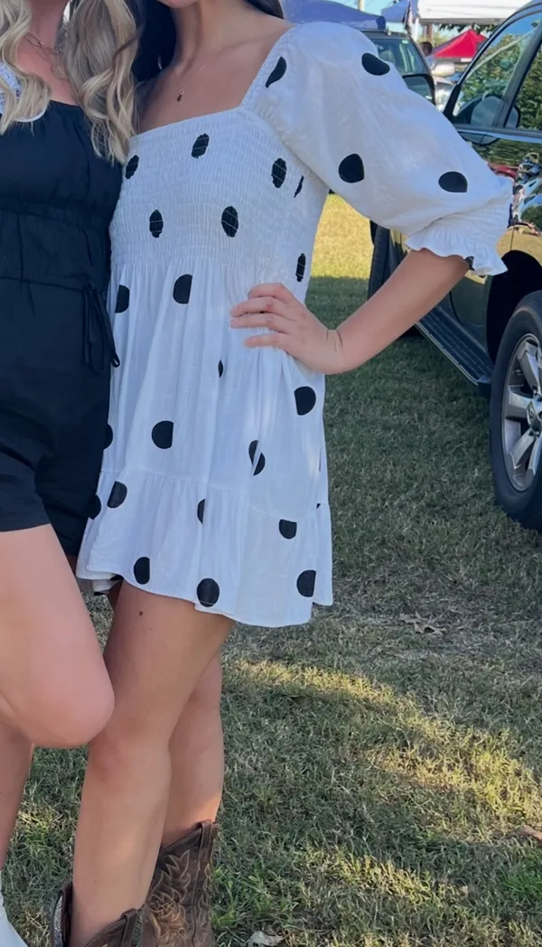 Petal And Pub Polka Dot Dress - Image 4