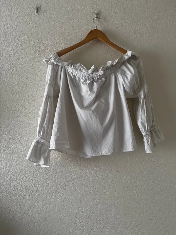ALEXIS Ellen Off The Shoulder Top in White - Image 6