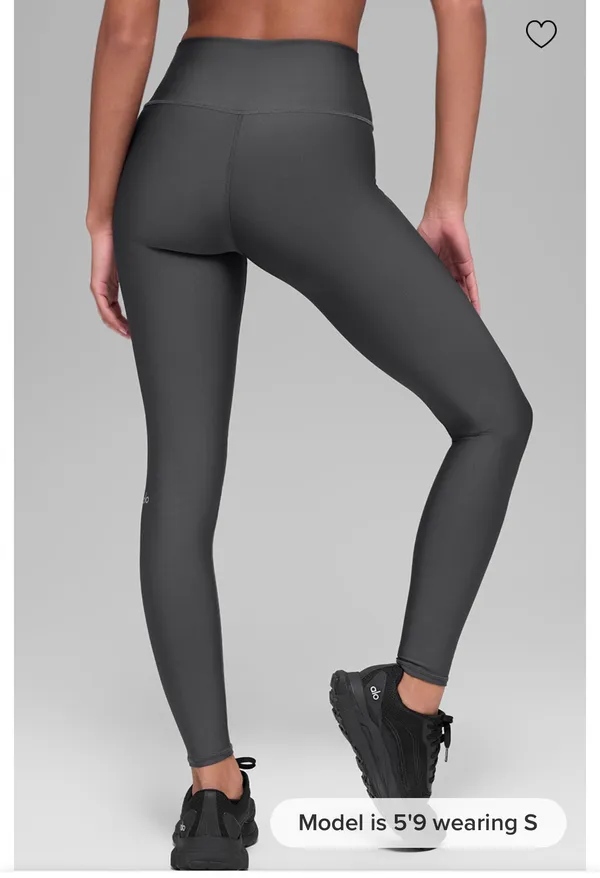 ALO grey anthracite high waisted leggings - Image 7