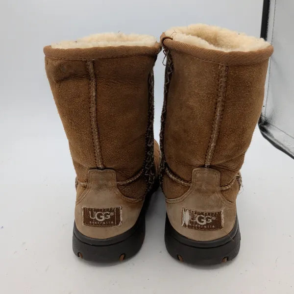 UGG Australia Ultimate Tas 5212 Chestnut Brown Sheepskin Boots Womens 6 - Image 5