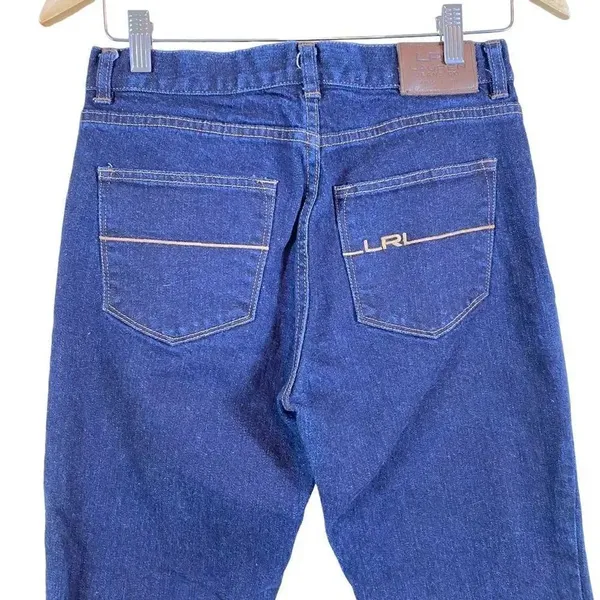 Lauren Ralph Lauren Women’s Dark Blue Wash Straight Leg Jeans - Image 6
