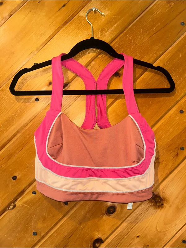 Free People FP Movement In It To Win It sports bra in pink/peach - Image 2