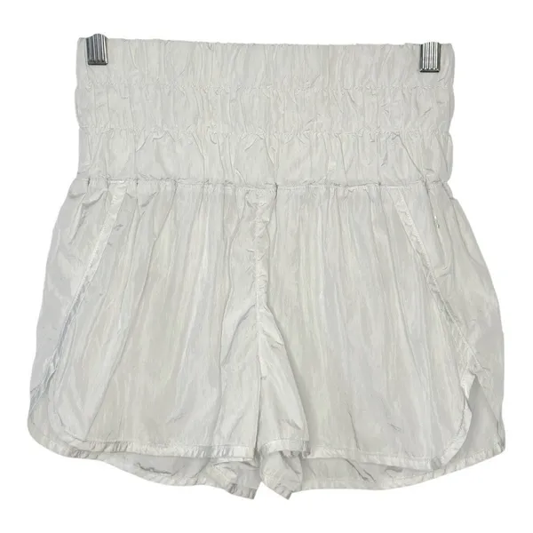 Free People Movement The Way Home Shorts Womens Small High Rise Smocked Athletic - Image 2